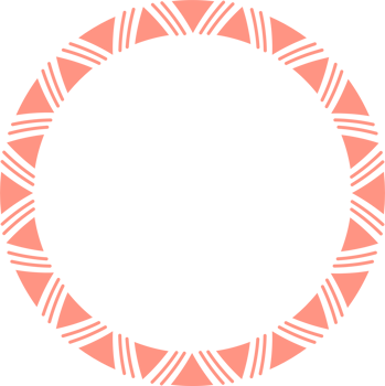 Round frames for decoration, Transparent background png