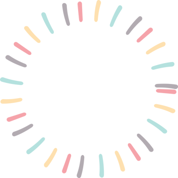 Dividers round frames for decoration, Transparent background png