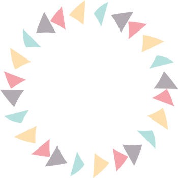 Dividers round frames for decoration, Transparent background png
