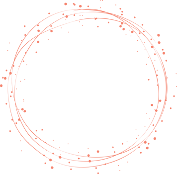 Dividers round frames for decoration, Transparent background. png