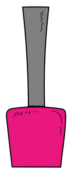 Hand drawn cosmetics illustration on transparent background. png