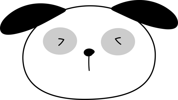 Cute dog cartoon on transparent background. png