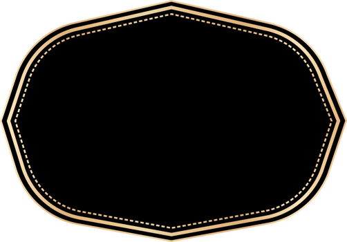 Vintage label frame on transparent background. png