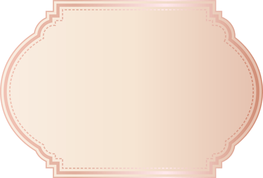 Vintage label frame on transparent background. png