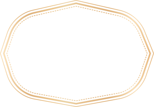Golden vintage frame. png