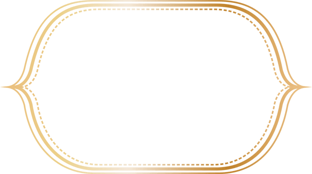 Golden vintage frame. png