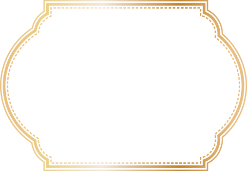 Golden vintage frame. png