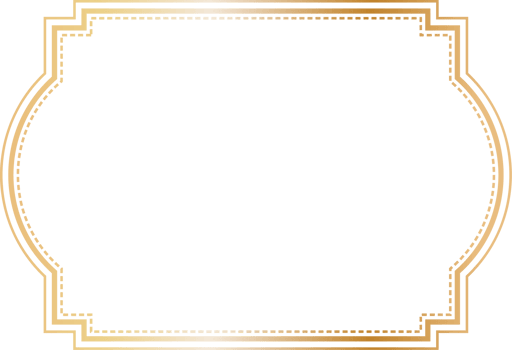 Golden vintage frame. png