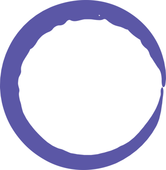 Round brush text box and grunge blotches. png