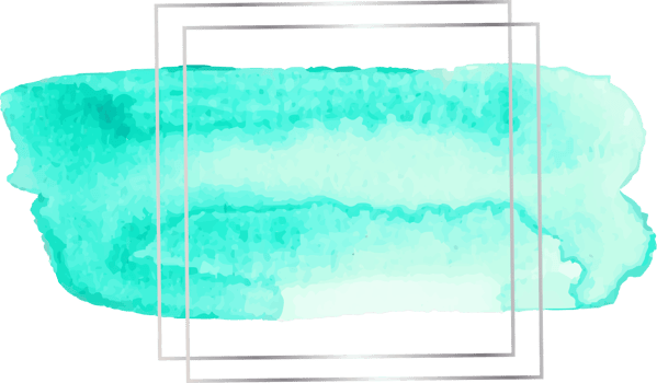 Green mint watercolor brush stroke. png