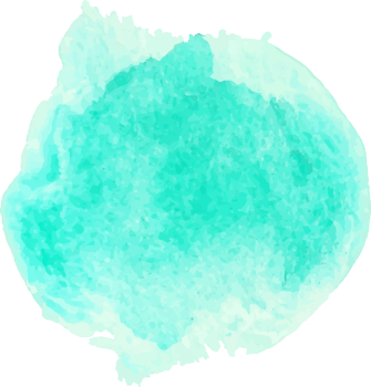 Green mint watercolor brush stroke. png