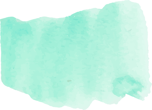 Green mint watercolor brush stroke. png