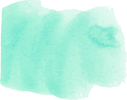 Green mint watercolor brush stroke. png