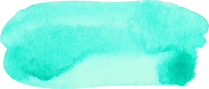 Green mint watercolor brush stroke. png