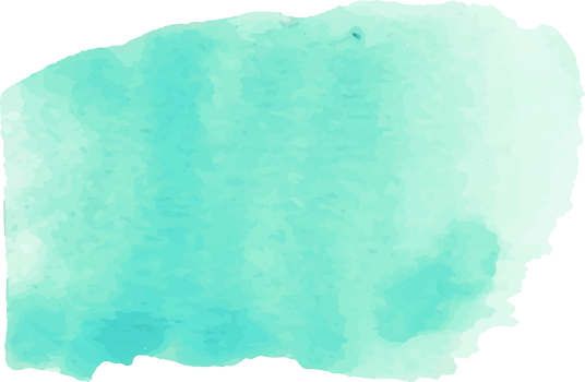 Green mint watercolor brush stroke. png