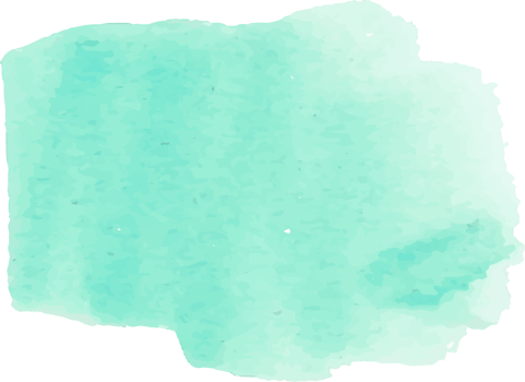 Green mint watercolor brush stroke. png