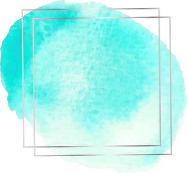 Green mint watercolor brush stroke. png
