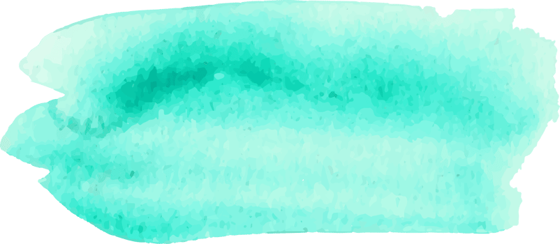 Green mint watercolor brush stroke. png