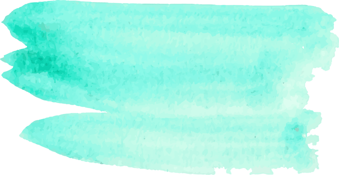 Green mint watercolor brush stroke. png