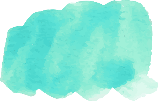 Green mint watercolor brush stroke. png