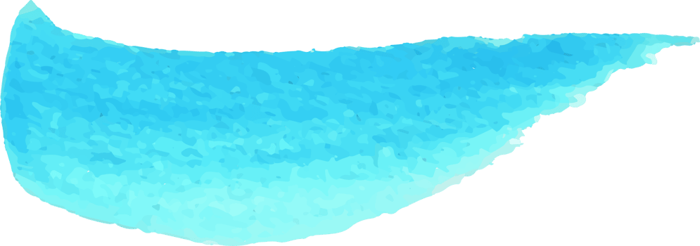 Blue watercolor brush stroke. png