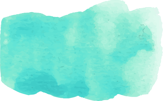 Green mint watercolor brush stroke. png