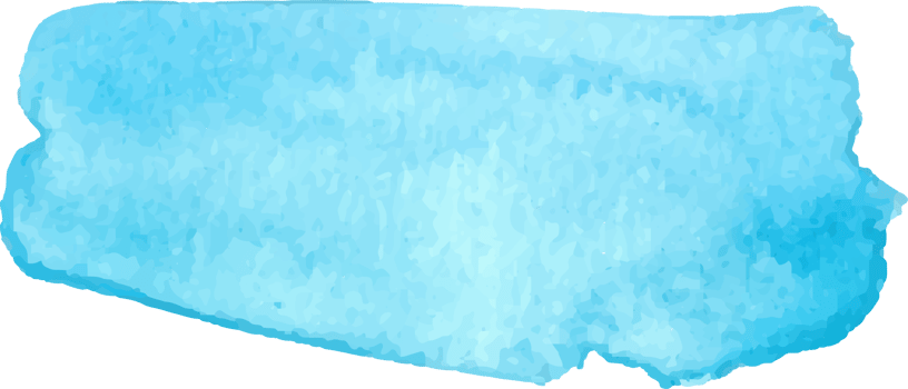 Blue watercolor brush stroke. png