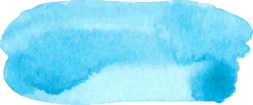 Blue watercolor brush stroke. png