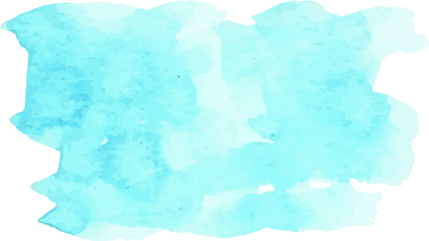 Blue watercolor brush stroke. png