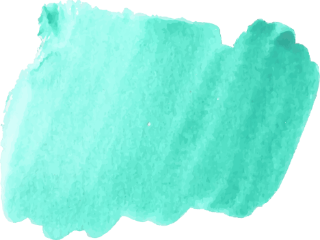 Green mint watercolor brush stroke. png
