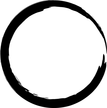 Round brush text box and grunge blotches. png