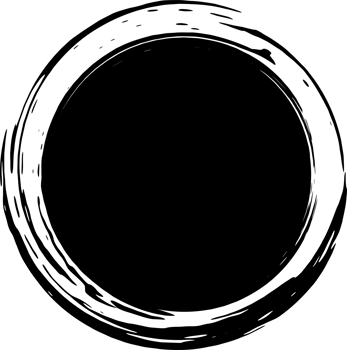 Round brush text boxes and grunge blotches. png