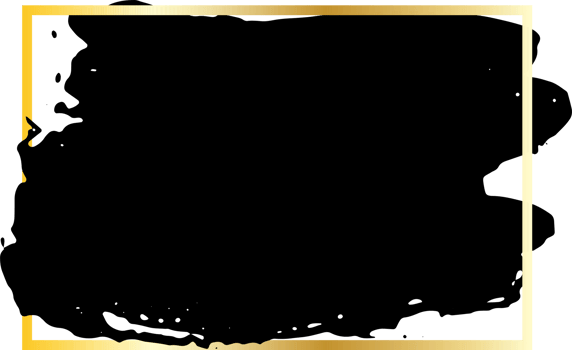 Black ink grunge brush stroke. png