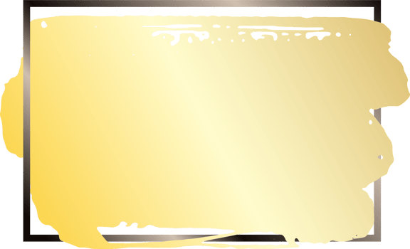 Gold brush strokes frame. png