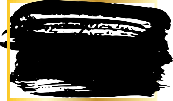 Black ink grunge brush stroke. png