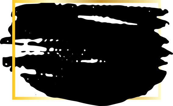 Black ink grunge brush stroke. png