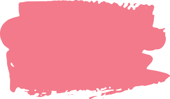 Pink hand paint brush stroke. png