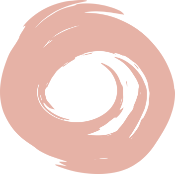 Brush grunge round shape on transparent background. png