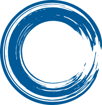 Brush grunge round shape on transparent background. png