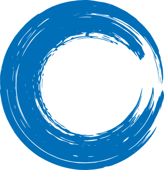 Brush grunge round shape on transparent background. png