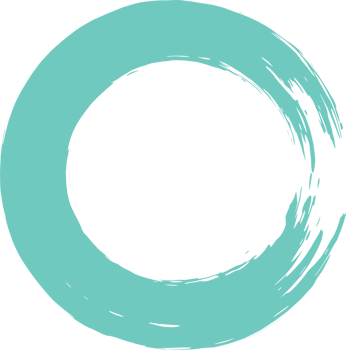 Brush grunge round shape on transparent background. png