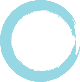 Brush grunge round shape on transparent background. png
