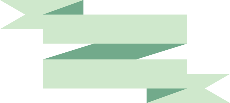 Ribbon banner on transparent background. png