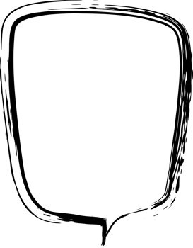 Bubble for speech design. Transparent background. png