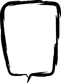 Bubble for speech design. Transparent background. png