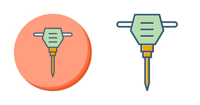Jack Hammer Vector Icon