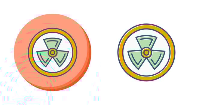 Radiation Vector Icon