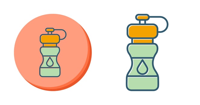 Water Bottle Vector Icon