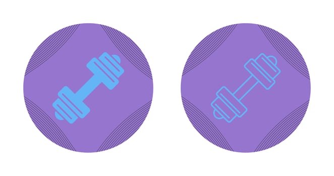 Dumbbell Vector Icon