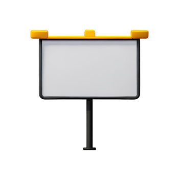 board White Blank AI Generative png